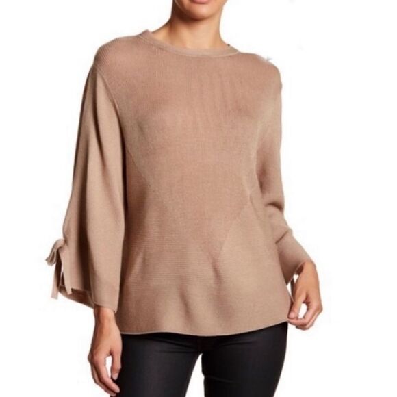 Michelle Nicole Cliche' Knit Tie Sweater - Picture 2 of 14